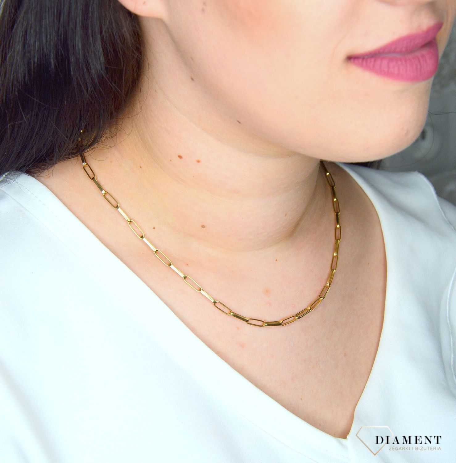 Złoty łańcuszek 585 długi ankier 4 mm DIA-LAN-3147-585 4mm (1).jpg